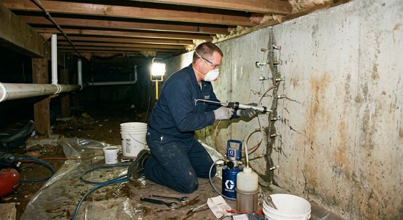 Basement Foundation Repair in Roslyn, NY