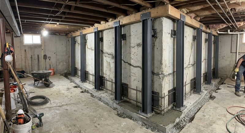 Basement Stabilization in Jersey City, NJ