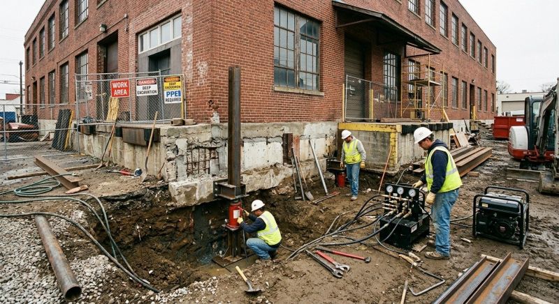 Building Foundation Repair in Hillside, NJ