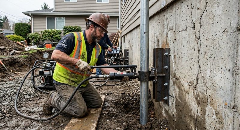 Concrete Foundation Leveling in Garden City, NY