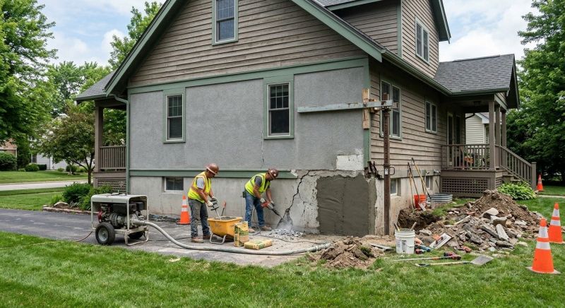 Concrete Foundation Repair in Bayside, NY