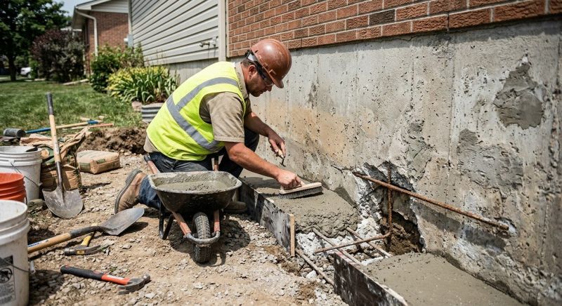 Concrete Foundation Repair in Great Neck, NY