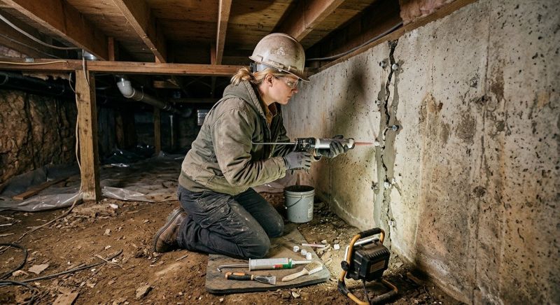 Concrete Foundation Repair in Hempstead, NY