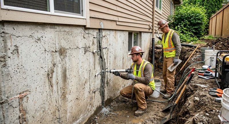 Cracked Foundation Repair in Boonton, NJ