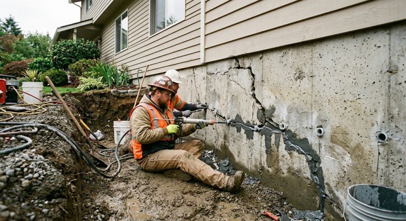 Cracked Foundation Repair in Hoboken, NJ