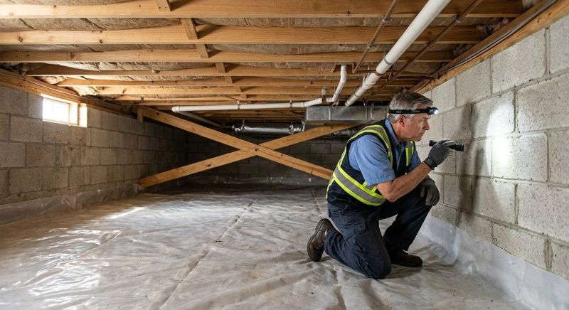 Crawl Space Leveling in Jersey City, NJ