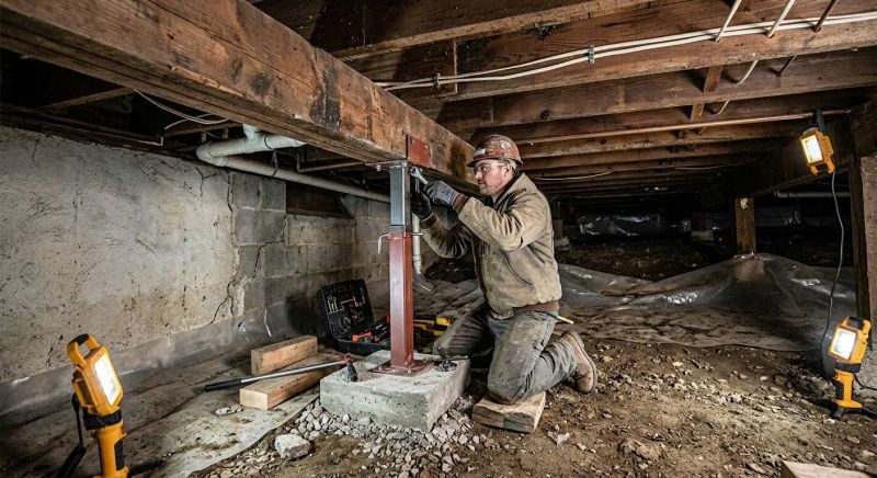 Crawlspace Foundation Repair in Hewlett, NY