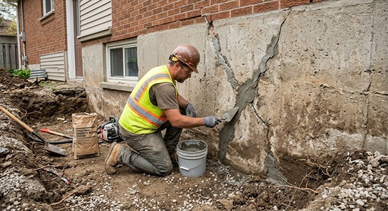 Foundation Crack Repair in Great Neck, NY
