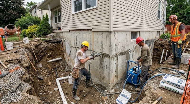 Foundation Damage Repair in New Hyde Park, NY