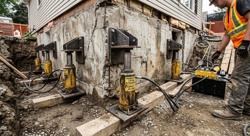 Foundation Jacking in Elizabeth, NJ