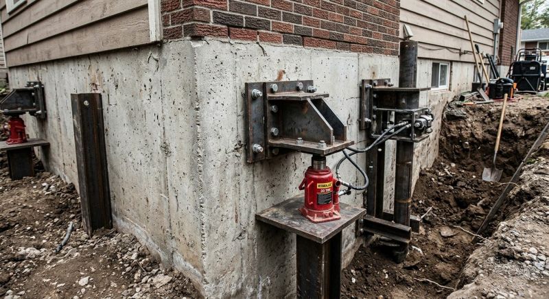 Foundation Jacking in Ho Ho Kus, NJ