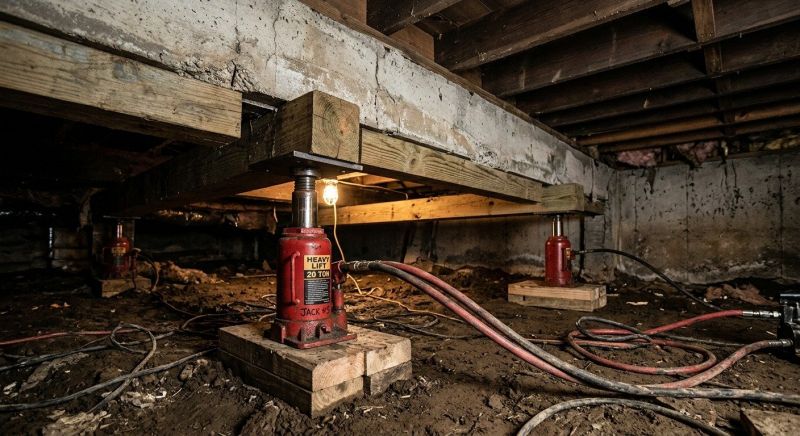 Foundation Jacking in Hudson County, NJ