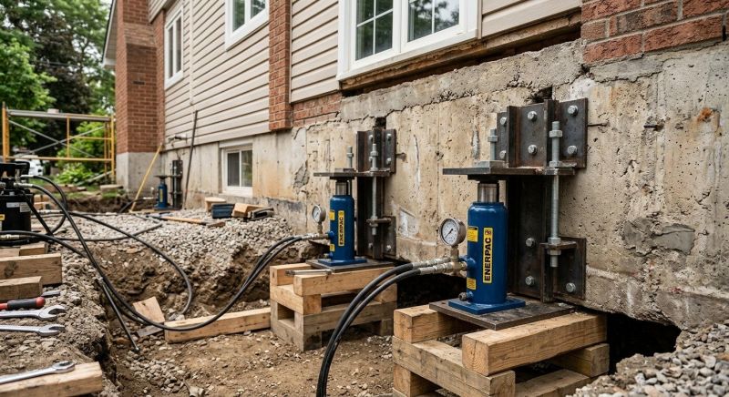Foundation Jacking in Valley Stream, NY