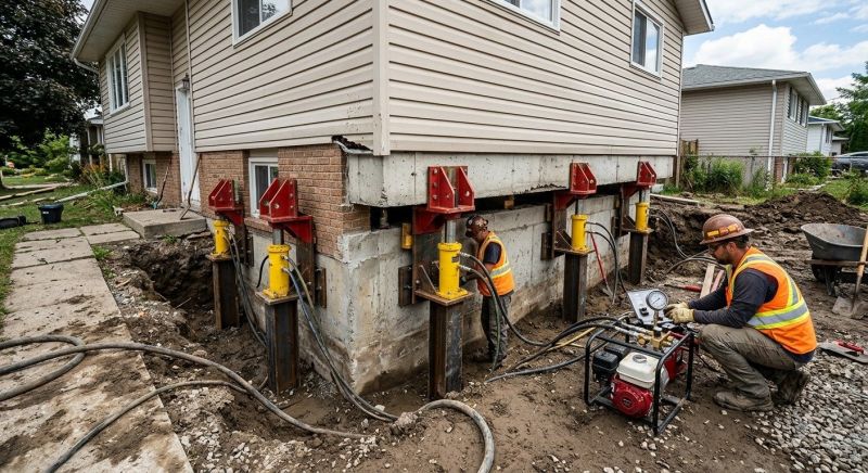 Foundation Lifting in Baldwin, NY