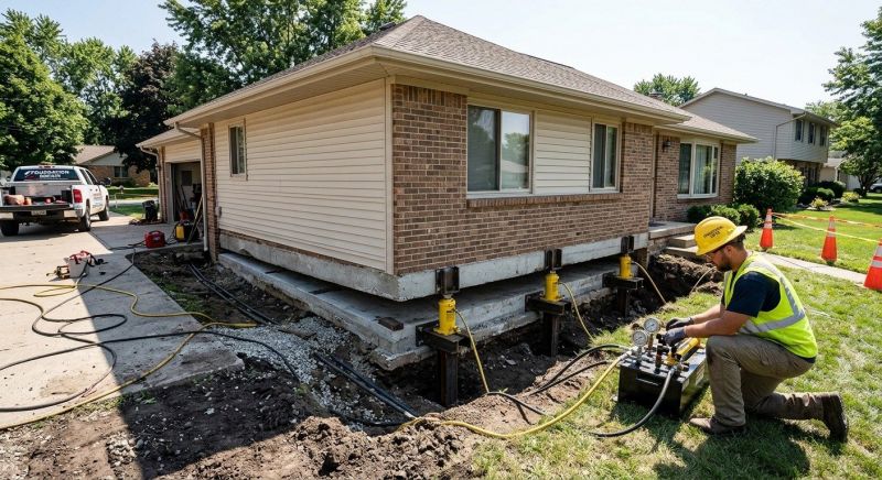 Foundation Lifting in Cedarhurst, NY