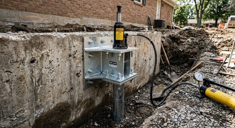 Foundation Pier Leveling in Jersey City, NJ