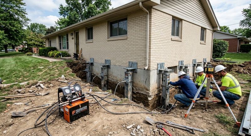 Foundation Pier Leveling in Jersey City, NJ
