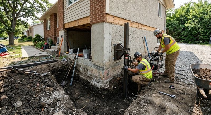 Foundation Pier Repair in Jersey City, NJ