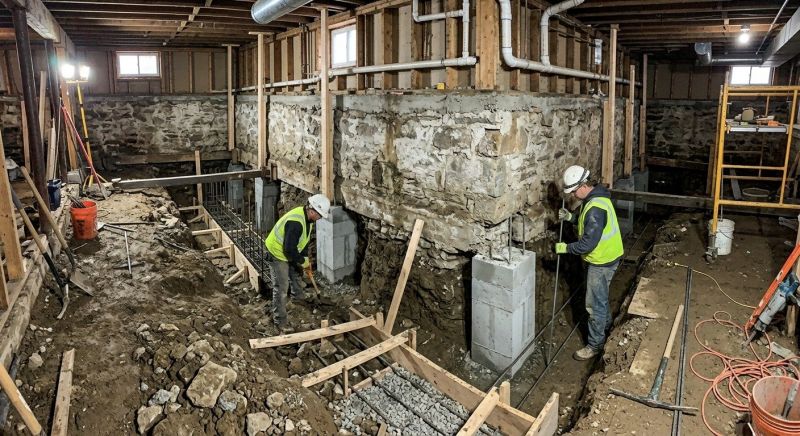 Foundation Underpinning in Jersey City, NJ