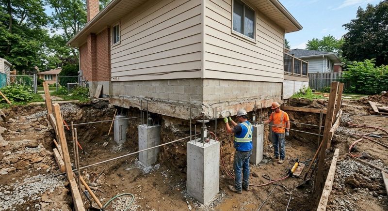 Foundation Underpinning in Jersey City, NJ