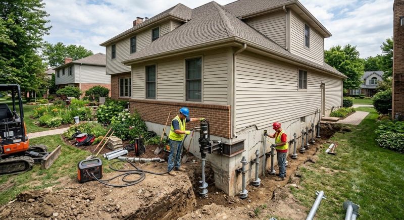 Helical Pile Installation in Jersey City, NJ