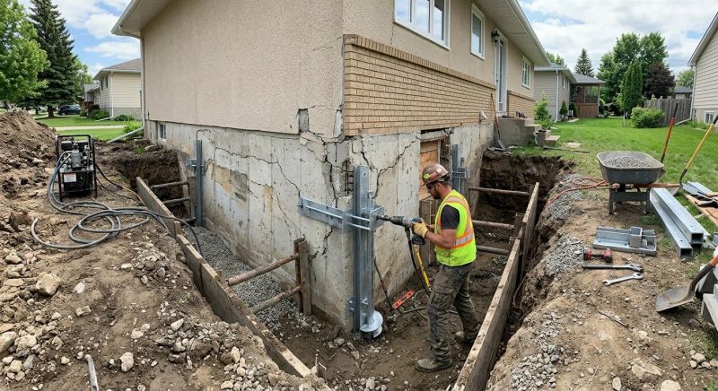 House Foundation Repair in Lincroft, NJ