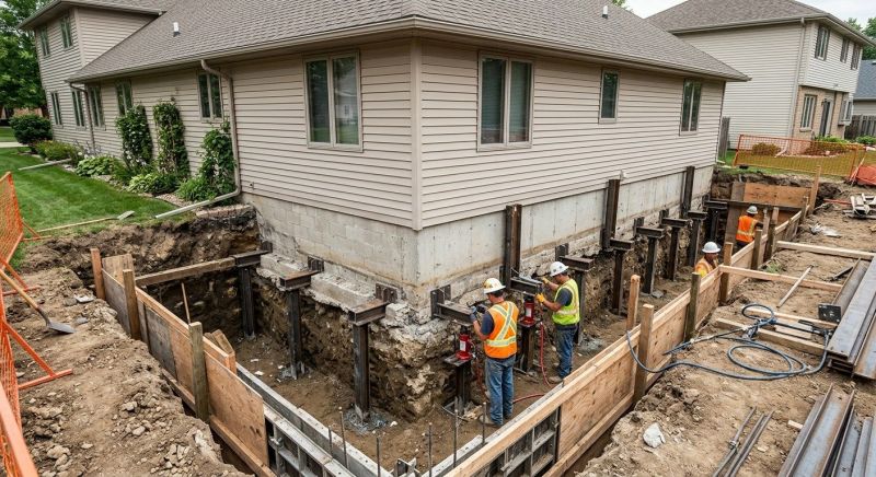 House Underpinning in Jersey City, NJ