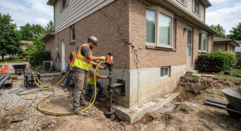 Settling Foundation Service in Jersey City, NJ