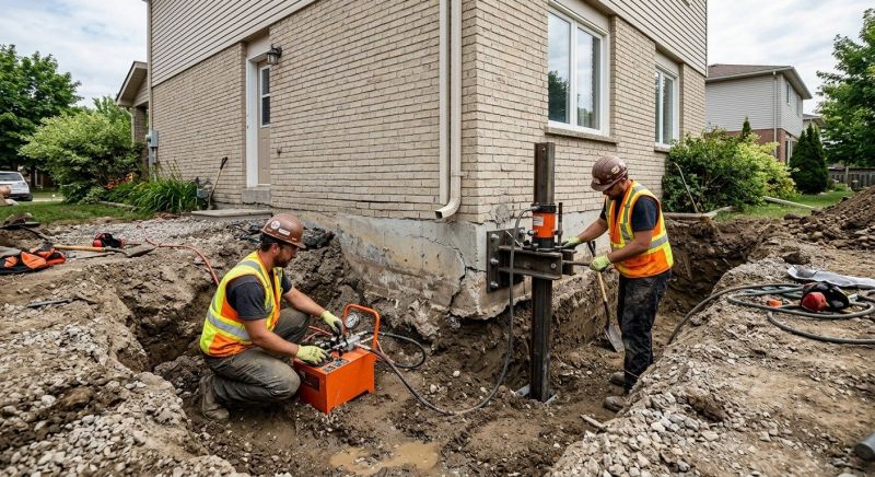 Sinking Foundation Repair in Cedar Grove, NJ
