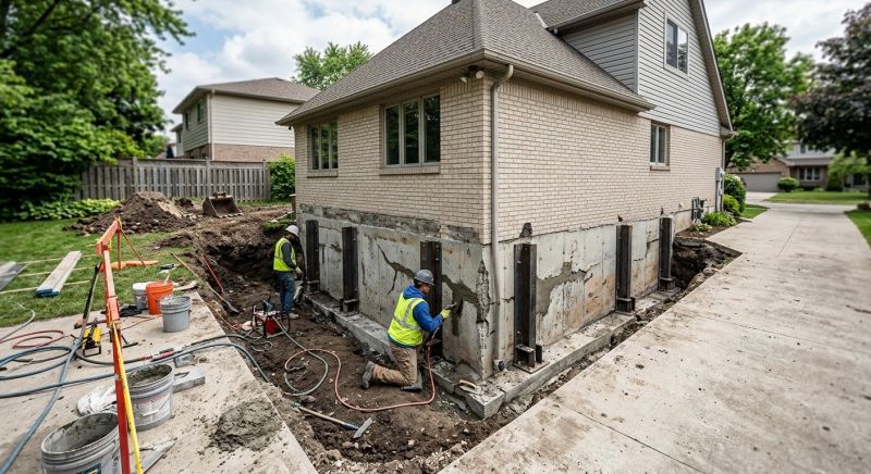 Sinking Foundation Repair in Hillsdale, NJ