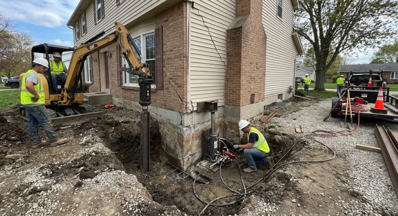 Sinking Foundation Repair in Jersey City, NJ