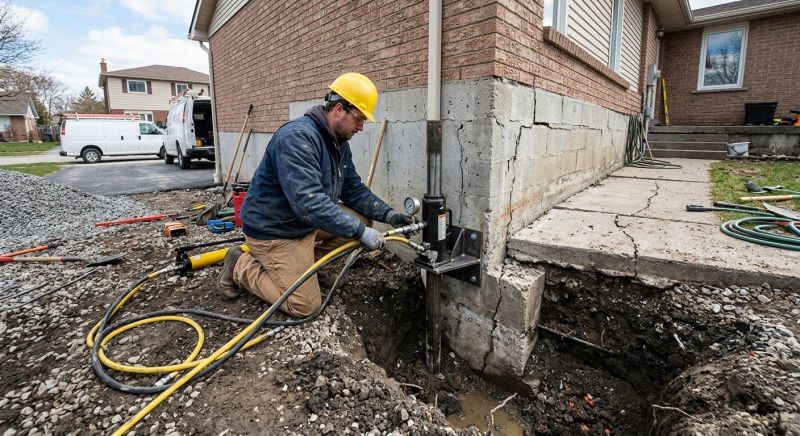 Sinking Foundation Repair in New Rochelle, NY
